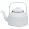 Falcon - Enamel Tea Kettle White & Blue 2L -KeepCup shop 153988 Large