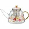 Ashdene - Springtime Soiree Infuser Glass Teapot -KeepCup shop 159565 Large