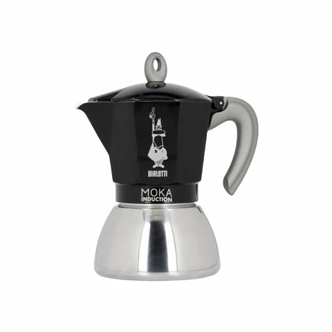 Bialetti - Moka Induction Espresso Maker Black 4 Cup 3 Bialetti - Moka Induction Espresso Maker Black 4 Cup