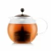 Bodum - Tea Press With Glass Handle And Lid Dark Roast 1L -KeepCup shop 164000 Large