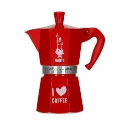 Bialetti - Moka Express Espresso Maker Red 6 Cup