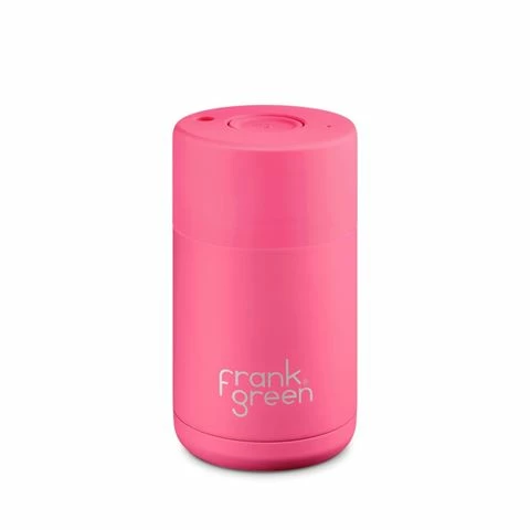 Frank Green - Neon Pink Reusable Cup 295ml 3 Frank Green - Neon Pink Reusable Cup 295ml