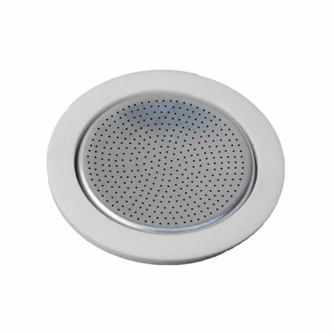 Bialetti - Rubber Ring & Filter 1/2 Cup S/Steel 3 Bialetti - Rubber Ring & Filter 1/2 Cup S/Steel