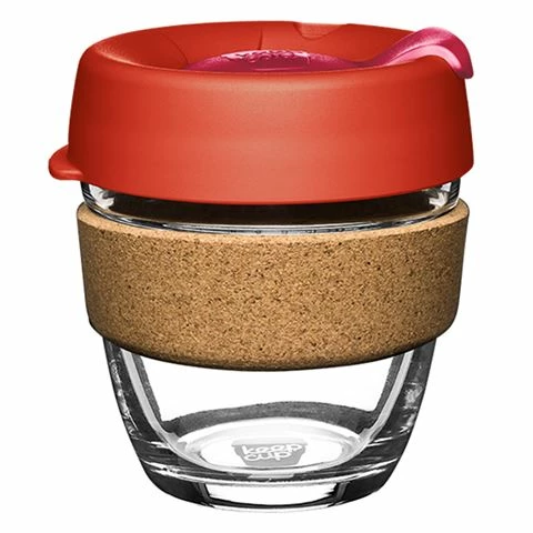 Keepcup - Brew Reusable Glass Coffee Cup Cork Daybreak 227ml 3 Keepcup - Brew Reusable Glass Coffee Cup Cork Daybreak 227ml