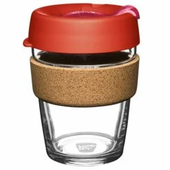 Keepcup - Brew Reusable Glass Coffee Cup Cork Daybreak 340ml