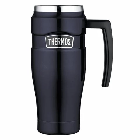 Thermos - Stainless Steel King Travel Mug Blue 470ml 3 Thermos - Stainless Steel King Travel Mug Blue 470ml
