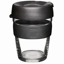 Keepcup - Brew Reusable Glass Coffee Cup Black 340ml