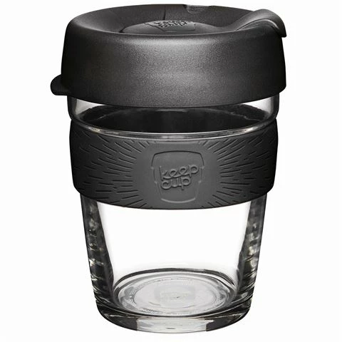 Keepcup - Brew Reusable Glass Coffee Cup Black 340ml 3 Keepcup - Brew Reusable Glass Coffee Cup Black 340ml