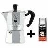 Bialetti - Moka Express 3 Cup With 250gm Ground Coffee