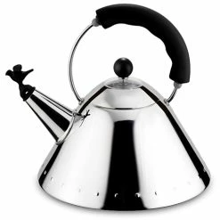 Alessi - Michael Graves Kettle With Bird Whistle Black
